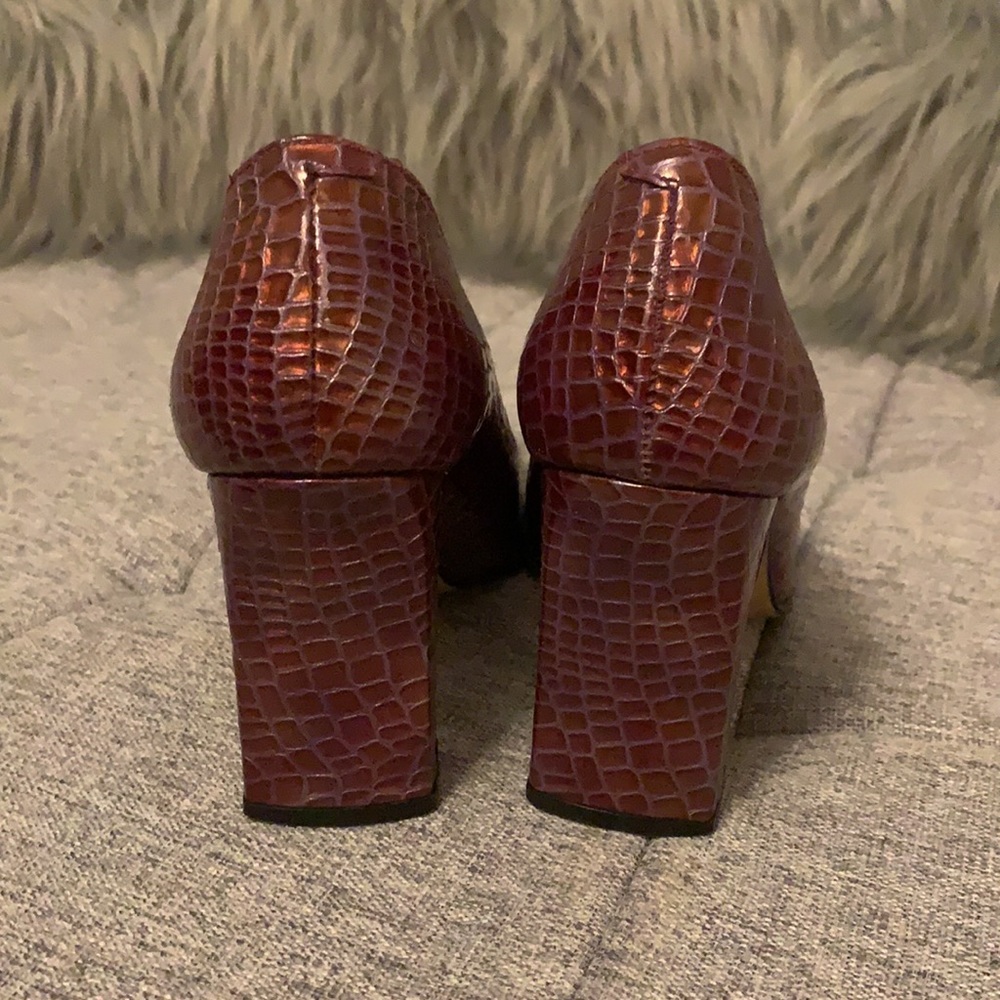 Vintage IMAGES made in Spain, leather heels size 6 - Picture 4 of 7
